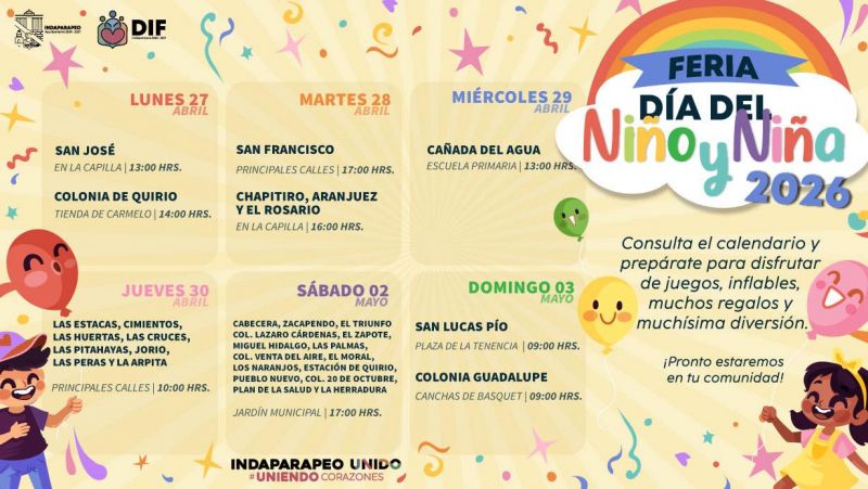 Feria del Día del Niño y la Niña 2026
